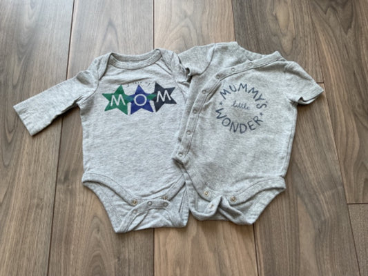 All About Mom Onesies, Kids 3 Month (0-3M)