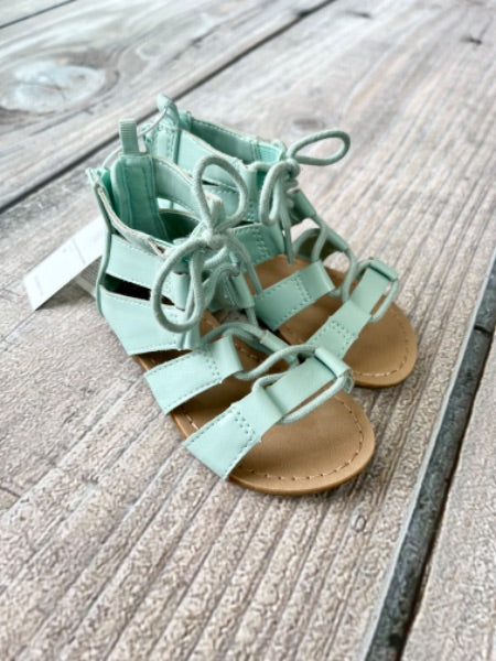 Old Navy size 6 girls light blue summer sandals, new with tags, Shoes 6 (Walkers:12-24 mth)