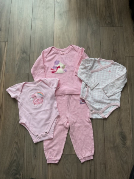 Baby Girl Pink Pajamas and Onesies , Kids 18 Month (12-18M)