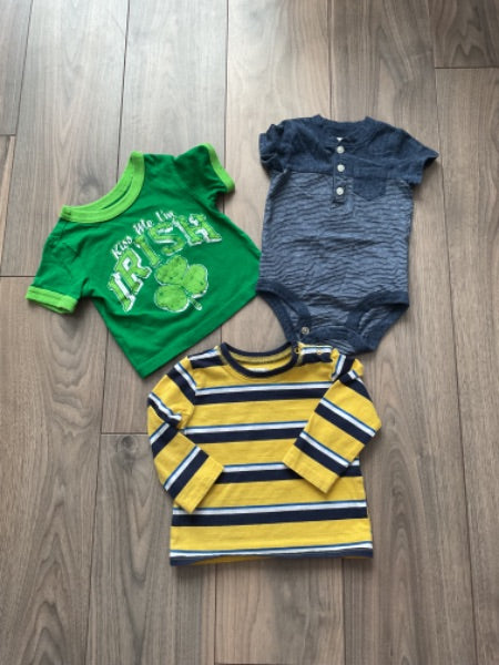 Boys 6-9 Month Tops, Long Sleeve, Short Sleeve and Onesie, Kids 6 Month (3-6M)