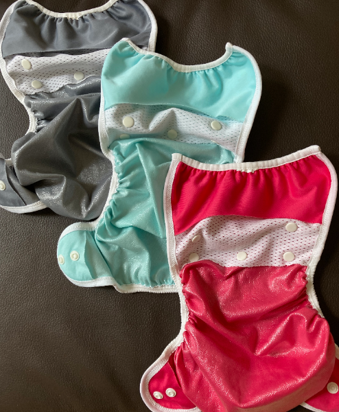 Cloth diaper cover bundle of 6, One Size