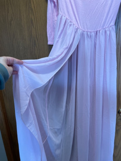 light pink Maternity photoshoot dress, size L , Maternity L (12-14)