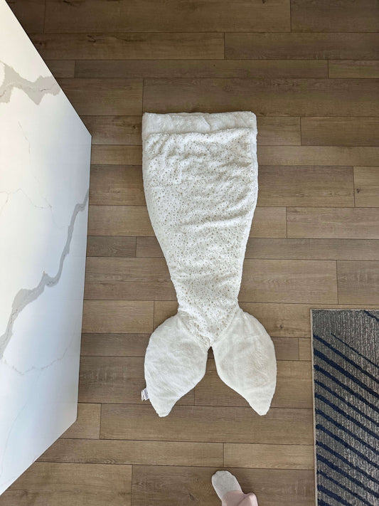 Fuzzy Mermaid Sack Blankets