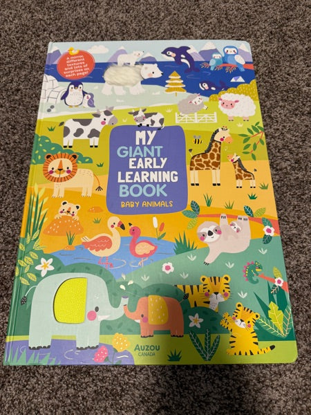 My Giant Early Learning Book- Baby Animals