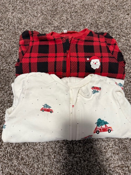 Pekkle Christmas Onsie PJs Size:2T 2Pack, Kids 2T