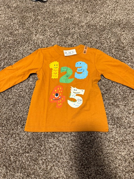 Children's Place Long Sleeve 1,2,3,4,5 Shirt, Kids 2T