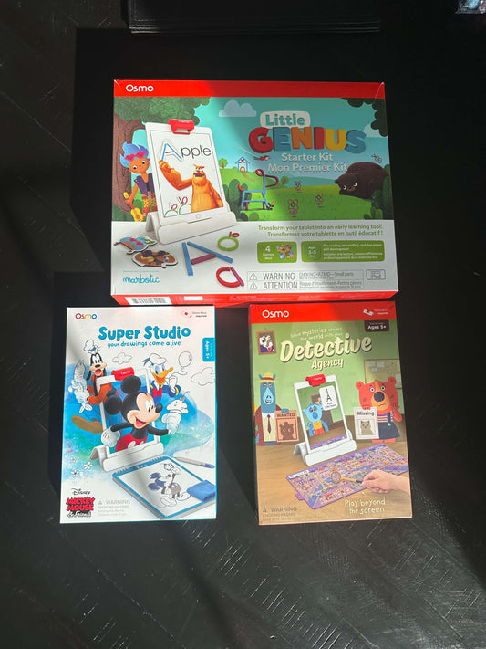 Osmo Kit - Beginner Kit & Two Additional Games (STEM Toy)