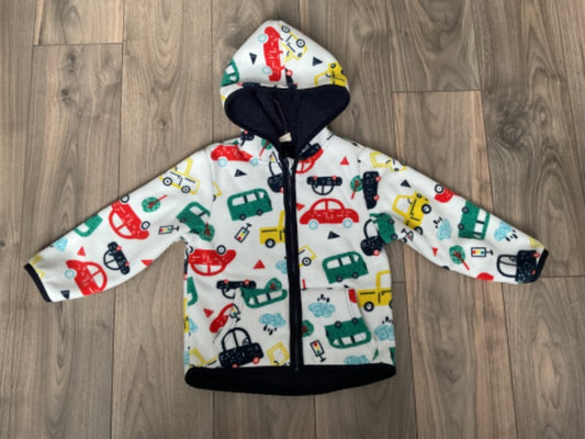 Fleece Car Jacket Size 110, Kids 3T