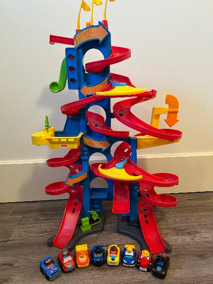 Fisher Price Little People Race Track & Cars