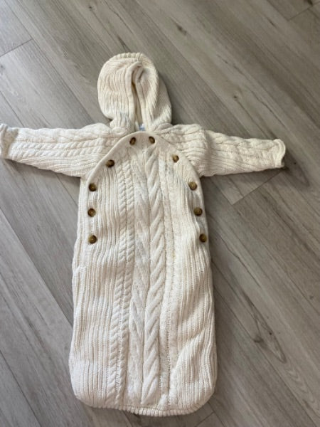 Knitted and Fleece lined Baby Cover