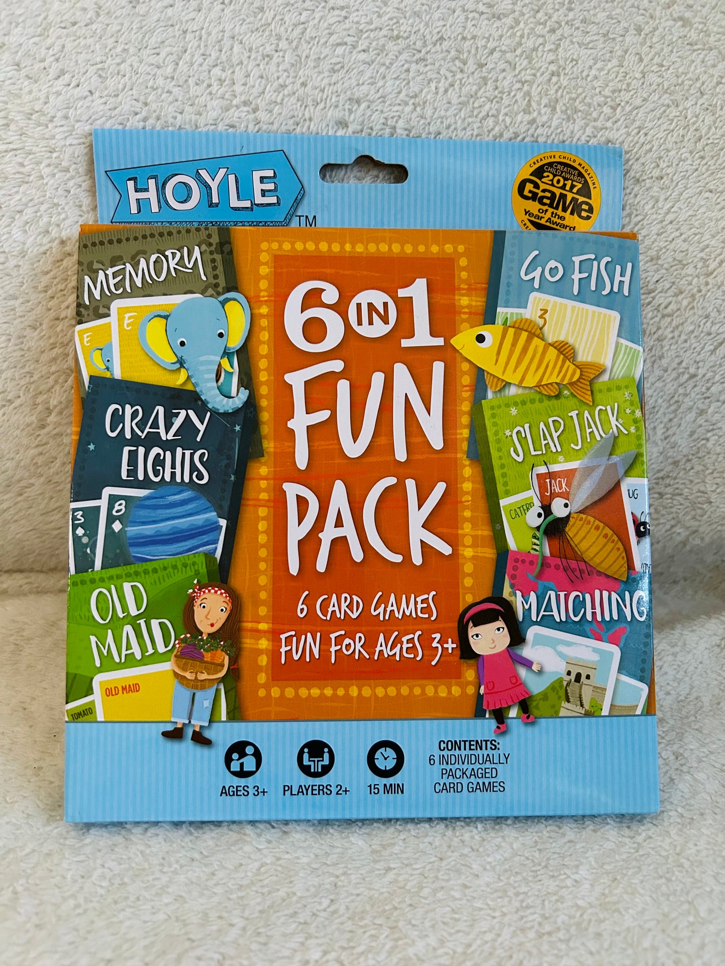 Hoyle 6-in-1 Card Games Fun Pack, brand new in package