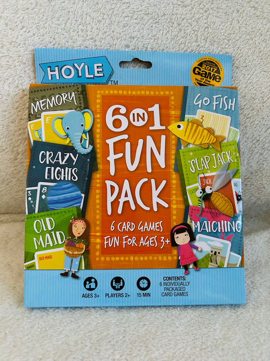 Hoyle 6-in-1 Card Games Fun Pack, brand new in package