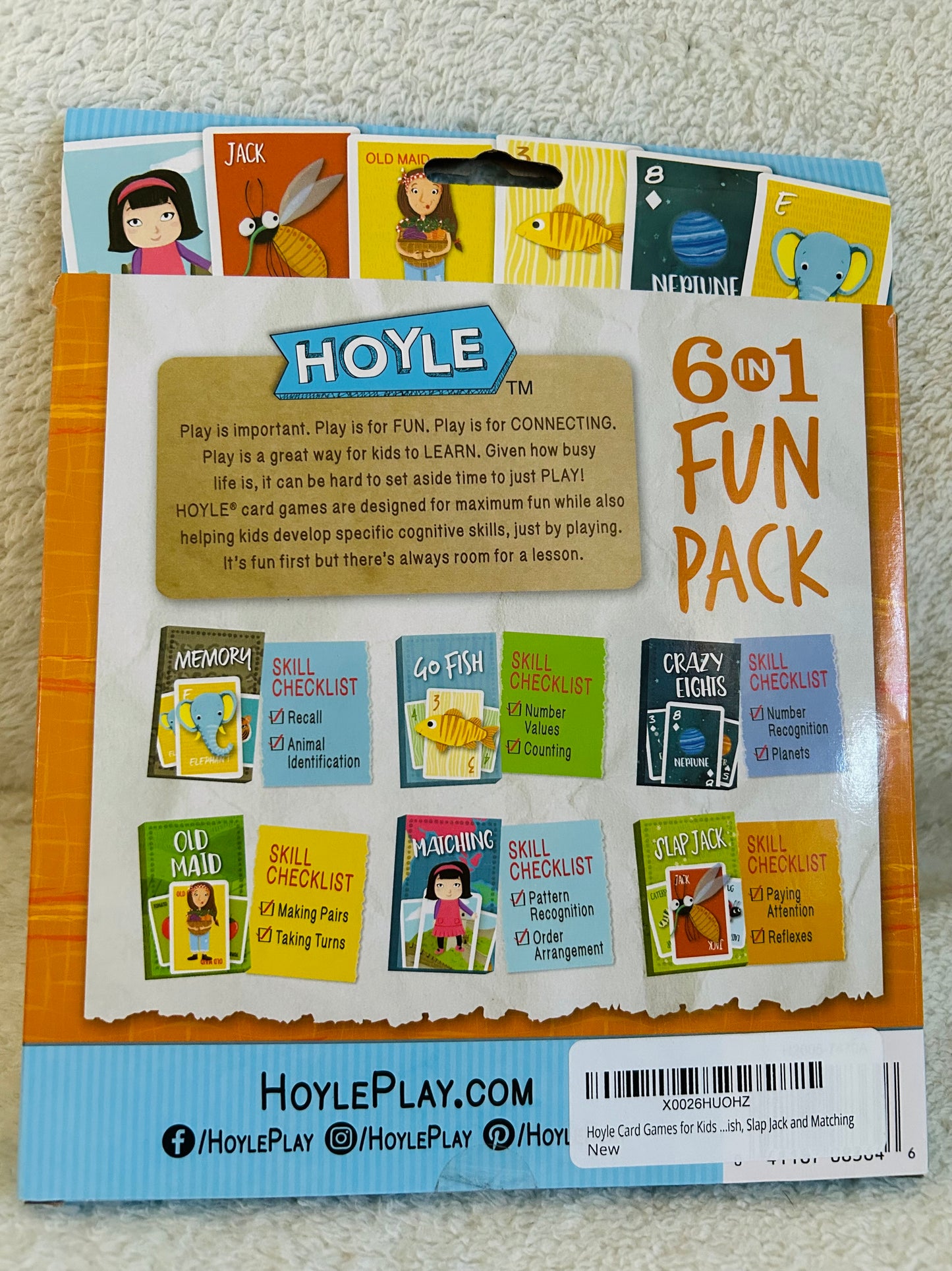 Hoyle 6-in-1 Card Games Fun Pack, brand new in package