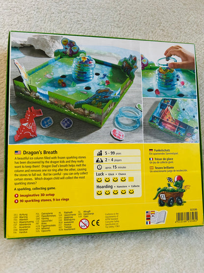 HABA Dragon’s Breath award winning board game, EUC