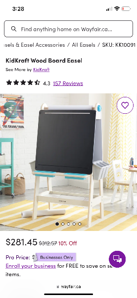 Kidkraft Art Easel