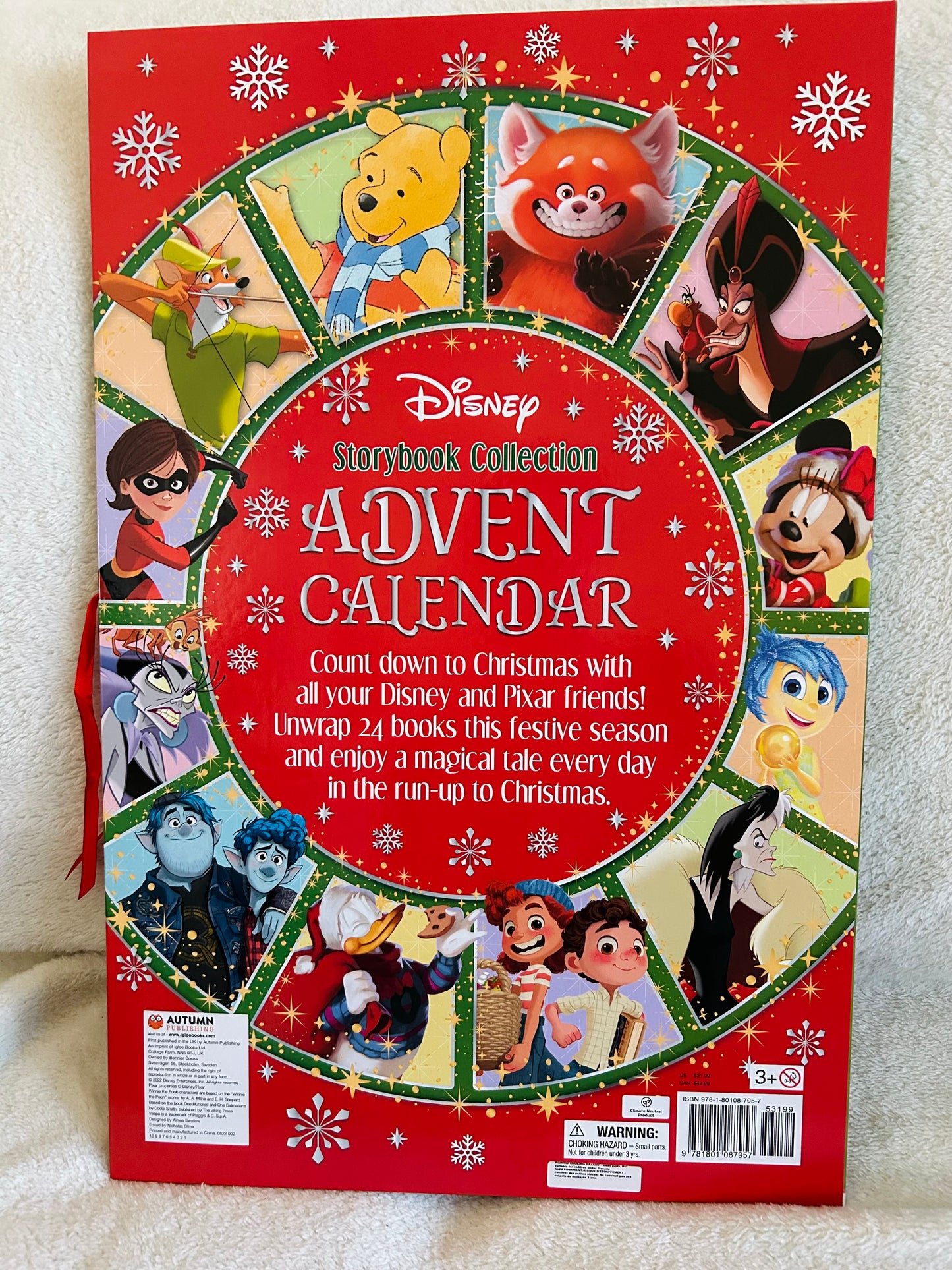 Disney Pixar 24 Book Christmas Advent Calendar, EEUC