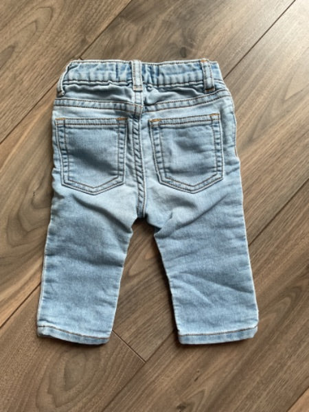 Light Blue Baby Jeans, Kids 6 Month (3-6M)