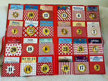 Disney Storybook Christmas Advent Calendar, 24 books, EEUC