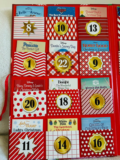 Disney Storybook Christmas Advent Calendar, 24 books, EEUC