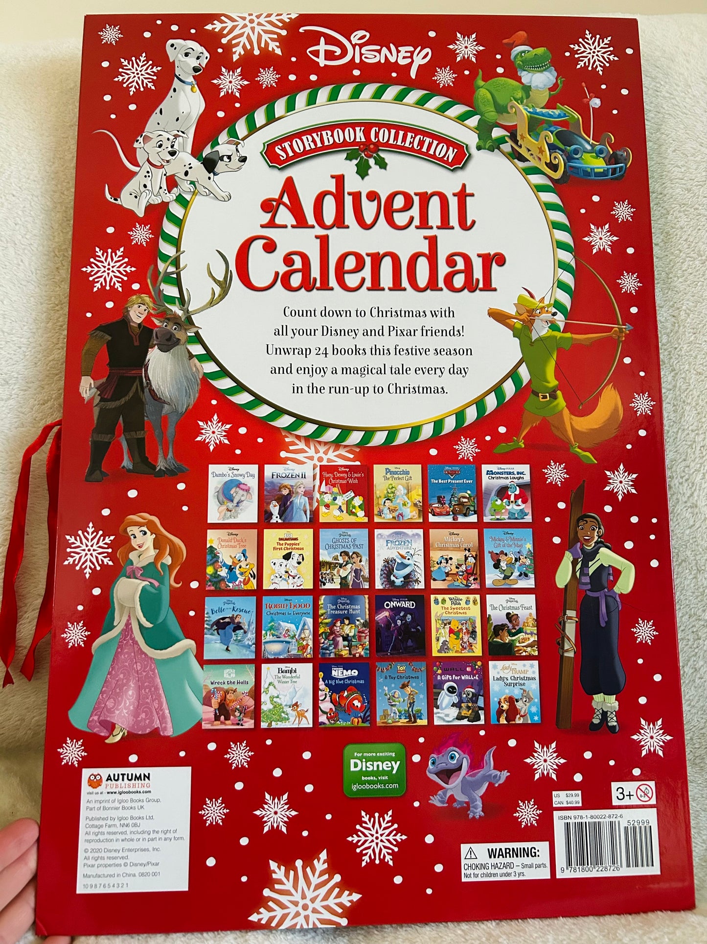 Disney Storybook Christmas Advent Calendar, 24 books, EEUC