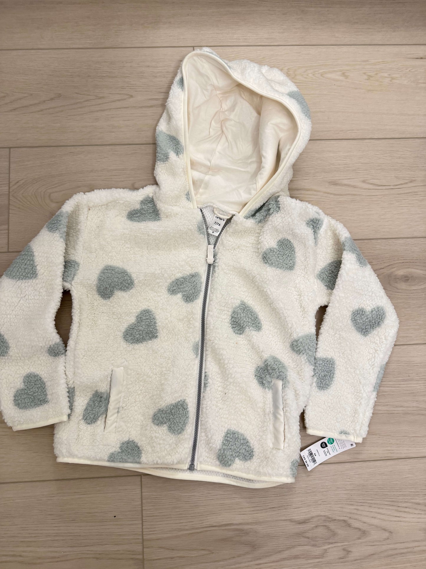 Plush hoodie, Kids 7 & 8 (small)
