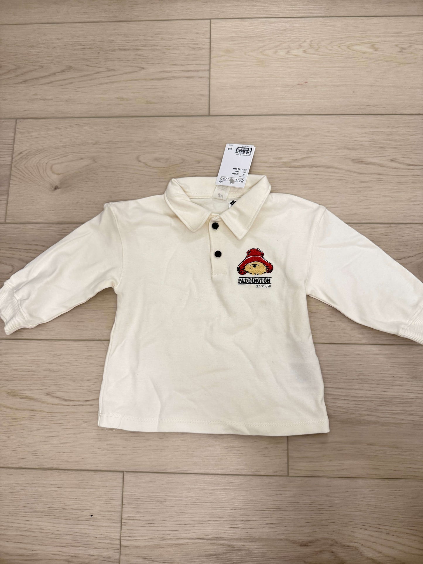Long sleeve polo shirt, Kids 18 Month (12-18M)