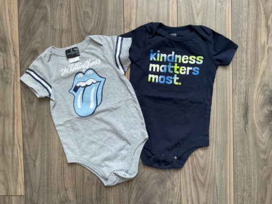 Onesies, Rolling Stones, Kindness Matters Most, Kids 24 Month (18-24M)