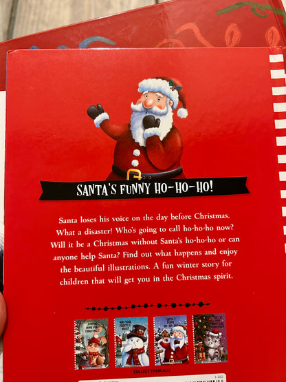 Christmas hardcover books bundle, Splat The Cat, Best Christmas Ever, Santa’s Funny Ho-Ho-Ho