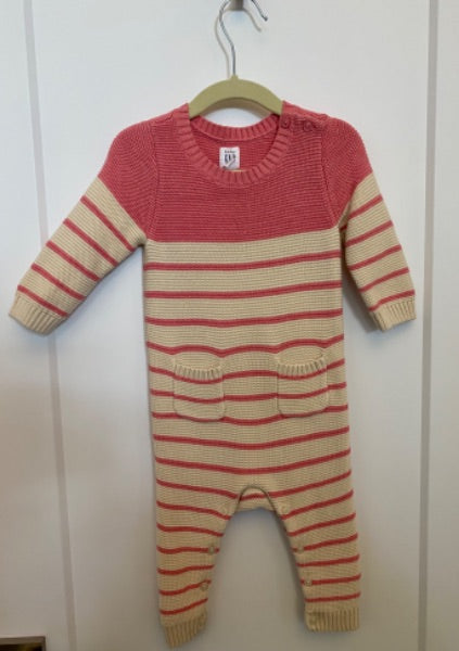 Baby Gap Stripe One-Piece (6-12 month), Kids 9 Month (6-9M)