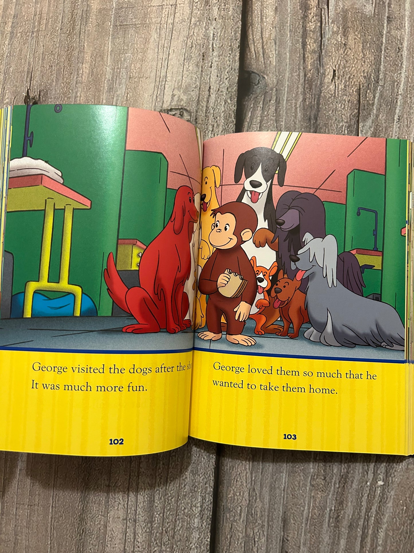 Curious George Big Book of Adventures collection of stories