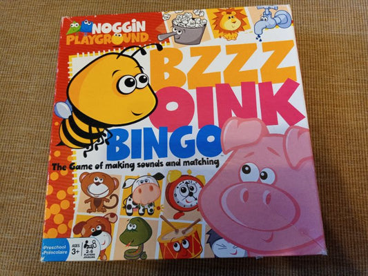 Bzzz Oink Bingo - toddler/preschooler game