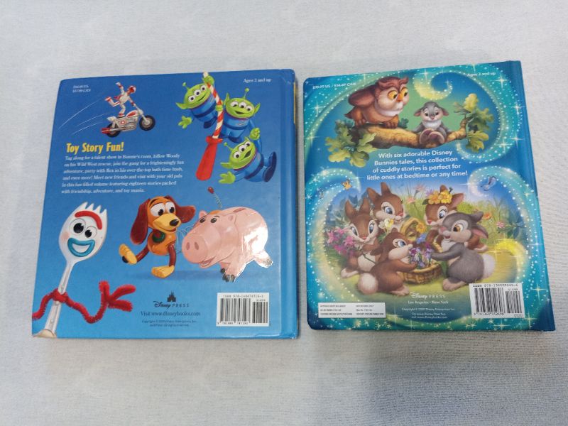 Toy Story and [Bambi's] Thumper Story Book Collections