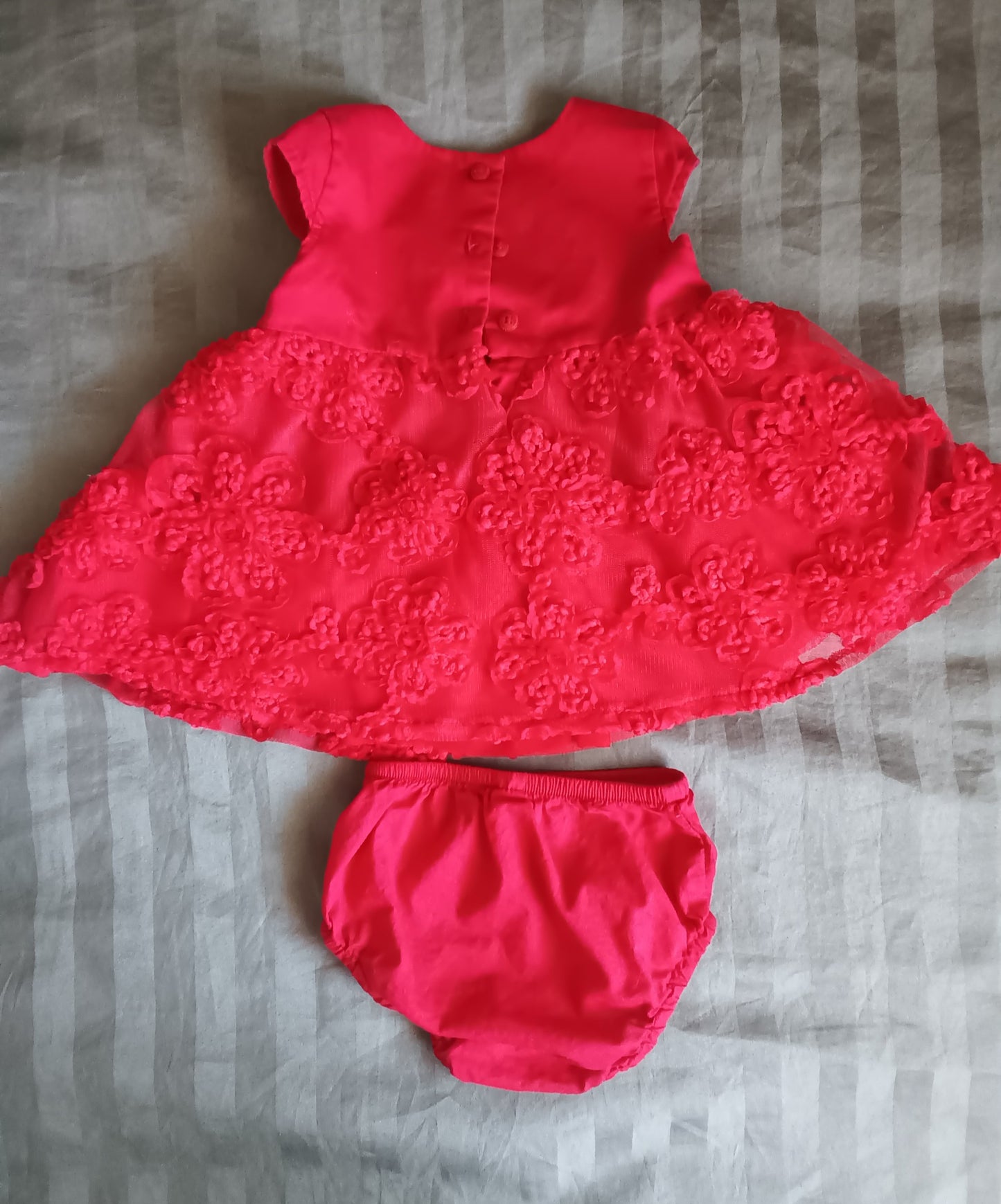 Red Dress, 0-3 Mon , Kids 3 Month (0-3M)