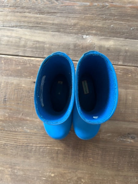 Hunter rain boots, blue, size 7 (UK 6)