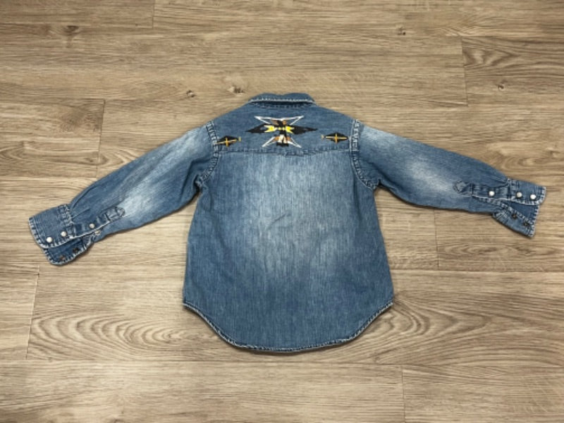 Polo Ralph Lauren, denim jean shirt, size 2T, EUC, Kids 2T