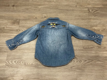 Polo Ralph Lauren, denim jean shirt, size 2T, EUC, Kids 2T