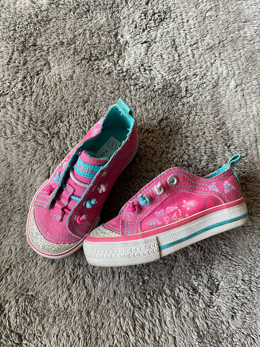 Size 5 koala kids pink sparkly shoes , Shoes 5 (Walkers:12-24 mth)