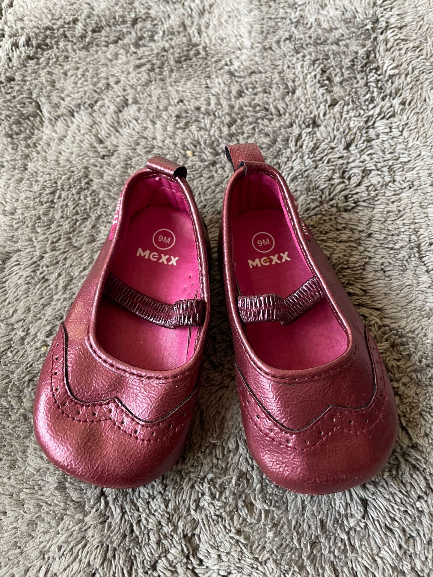 Mexx burgundy shoes size 9 months , Shoes 0 (Baby: 0-12 mth)