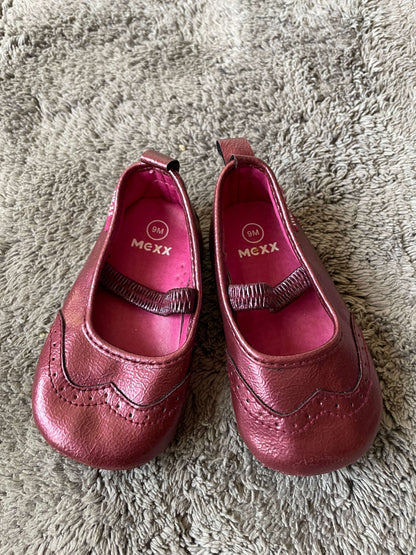 Mexx burgundy shoes size 9 months , Shoes 0 (Baby: 0-12 mth)