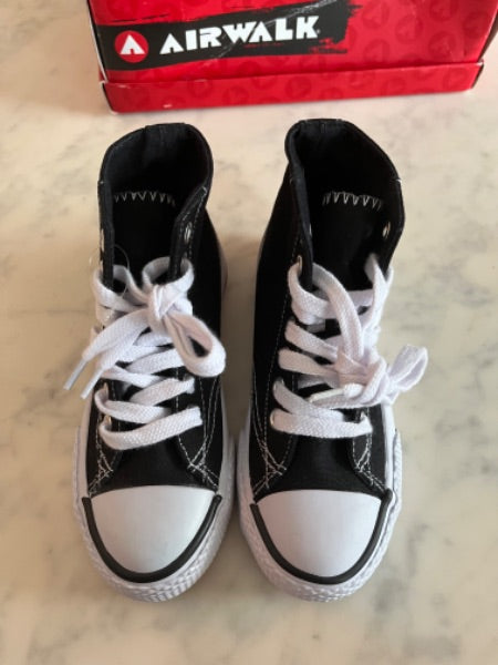 Black High Top Airwalk Shoes, Shoes 12 (Toddler:2-4yr)