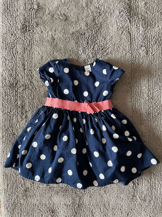 Carter’s 18 month blue polka dot dress , Kids 18 Month (12-18M)