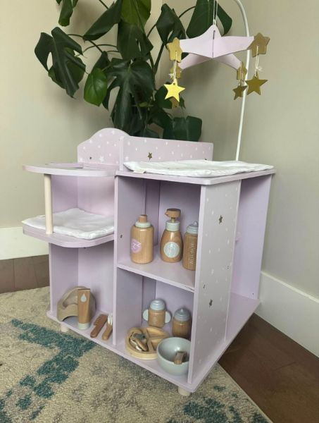 Doll Everything Station with Wooden Accessories