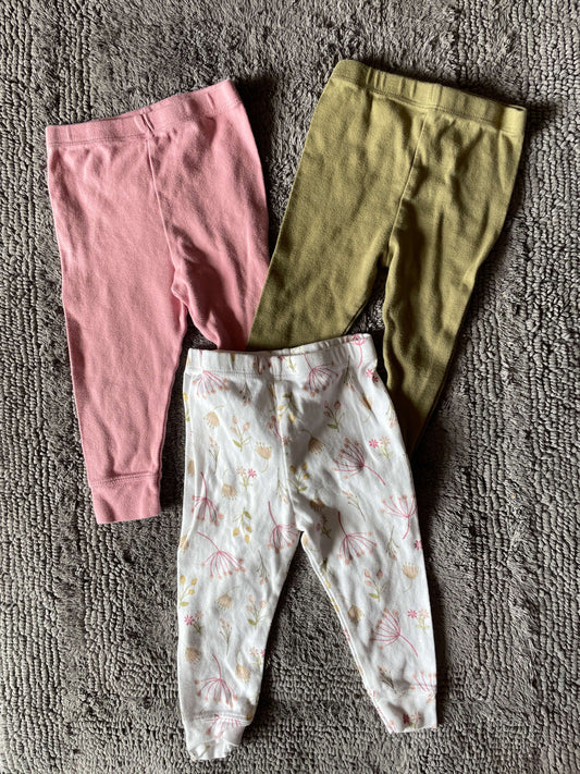 Cloud island 3 pairs of leggings 12M, Kids 12 Month (9-12M)