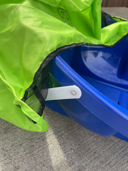 Baby/Toddler sled with canopy cover