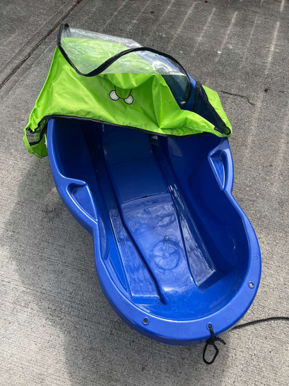 Baby/Toddler sled with canopy cover