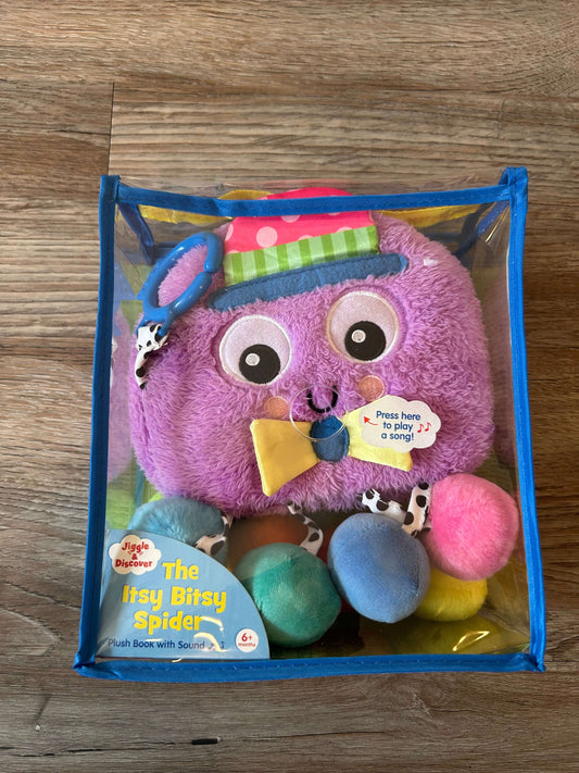 Jiggle & Discover: The Itsy Bitsy Spider (Musical Plush Book)