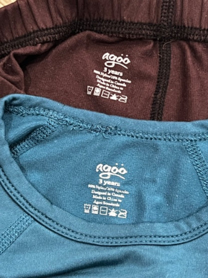 agoo Apparel brand, Boys Yoga Wear, size 3 yrs, VGUC, MSRP: $64, Kids 3T
