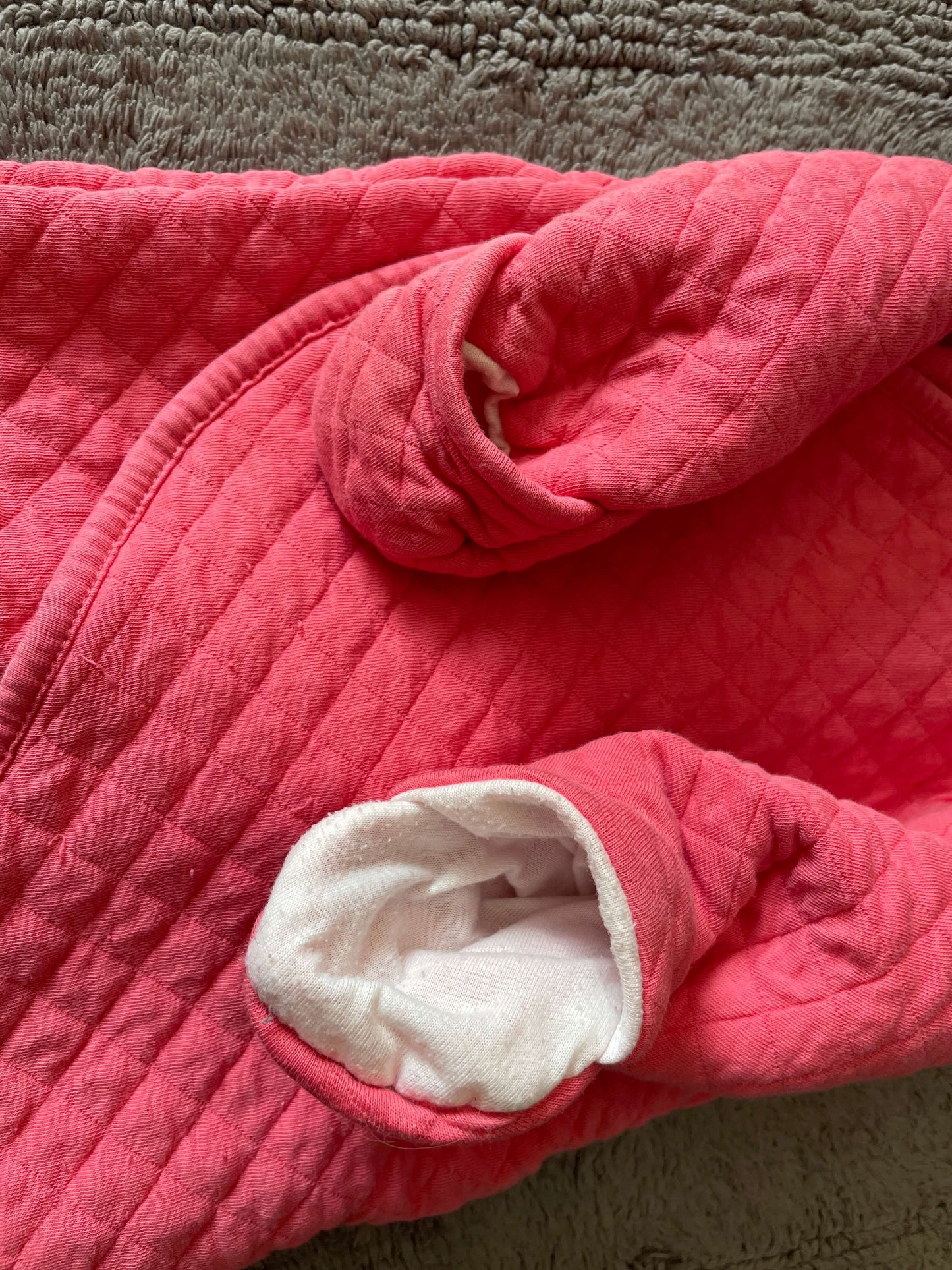 Carter's 9M pink quilted bunting suit, Kids 9 Month (6-9M)