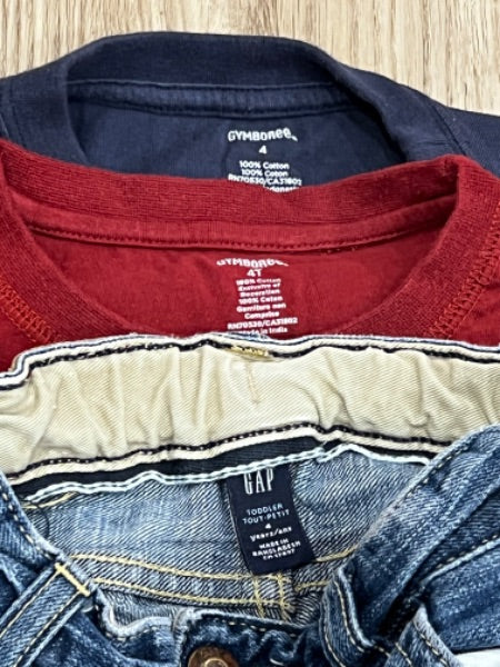 Boys bundle - Two Gymboree Tanks & GAP Denim blue Jean Shorts, size 4/4T, VGUC, Kids 4/4T