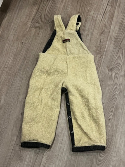 KK-Rabbit, Black denim, Fully Lined Overalls, size 2/3, VGUC, Kids 2T